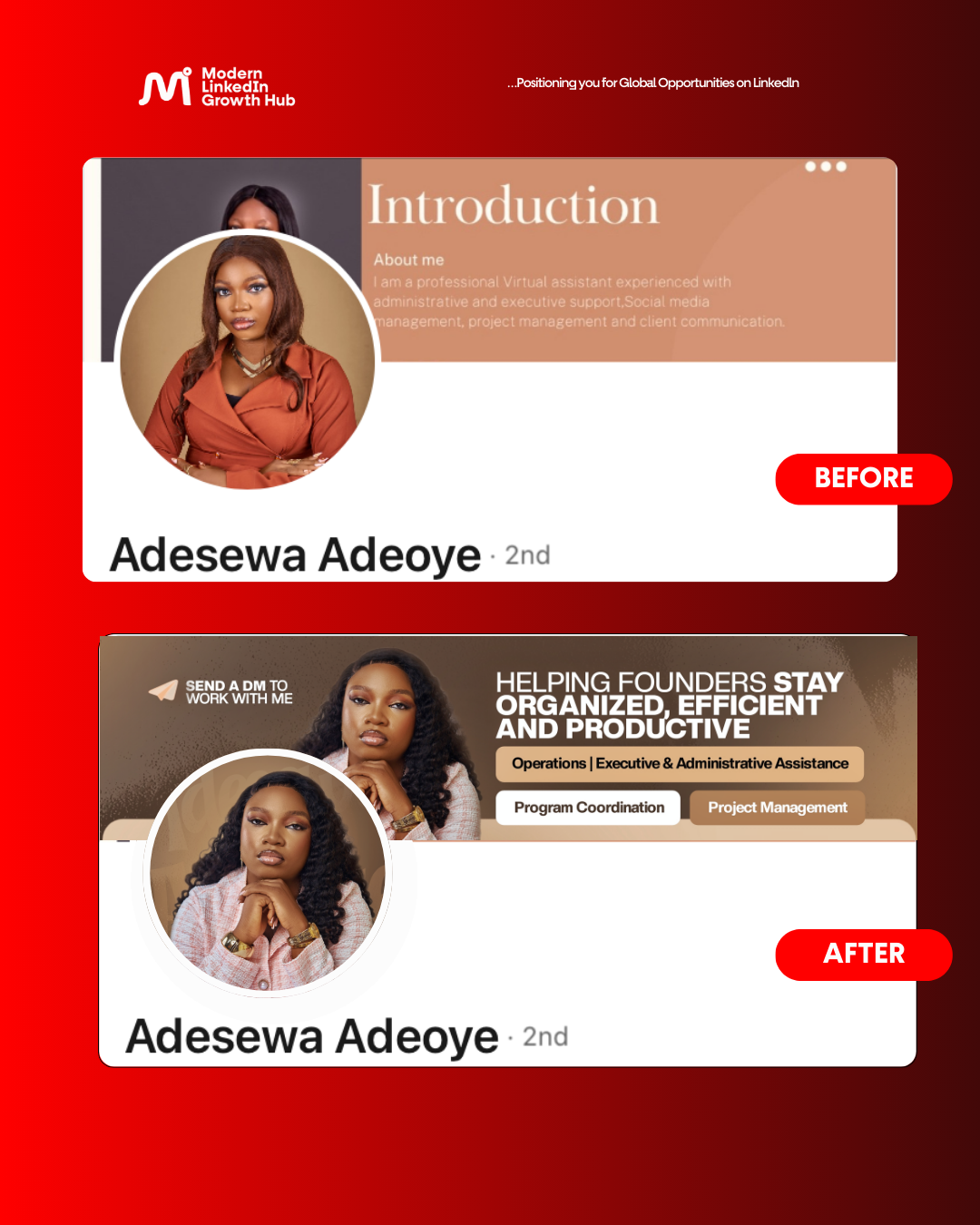 MLGH case study visual for career growth